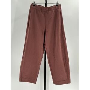 Cos 'Barrel-Leg' Brown Cotton Joggers Size M